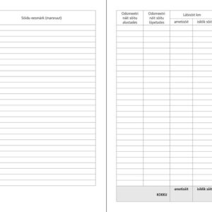 Blankett Väljaminevate dokumentide raamat A4/50L, GR