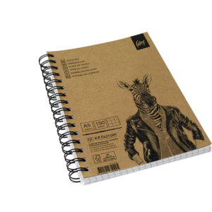 Spiraalplokk College A5/150l, 7x7 ruut, perfo ja kammspiraal pikemal küljel