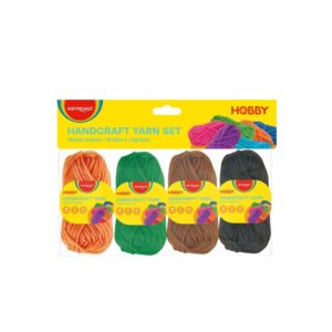 Lõng Keyroad 4x 25g, oranz, roheline, pruun, must