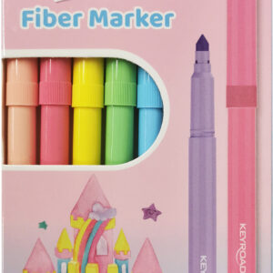 Viltpliiatsid Keyroad 8-värvi pastellvärvid