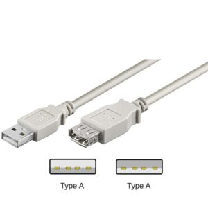 *Pikenduskaabel Digitus USB 3.0 A(M) - A(F) 1,8m Must