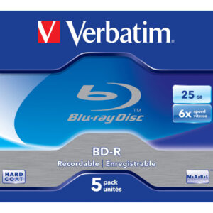 Blu-ray Verbatim BD-R 25GB 6x 5tk