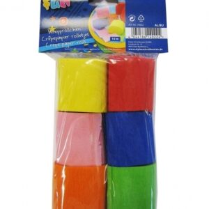 Krepp-paber College 50x250cm helesinine