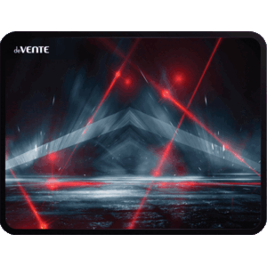 Hiirematt deVENTE 250x220x3mm mänguritele, tekstiilkate, tumeda pildiga