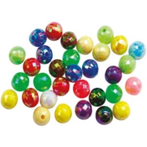 Pärlid deVENTE plastik 6mm 80tk/pk assortii värvid