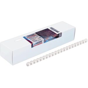 *Köitespiraal deVENTE 8mm, plastik, valge