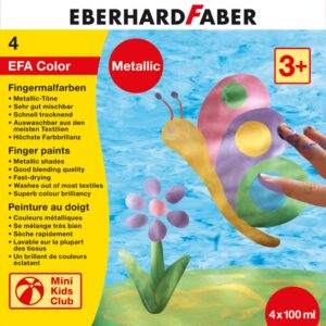 Näpuvärvid EberhardFaber metallik 4x100ml