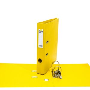 Registraator College A4 5cm PP/PP kollane