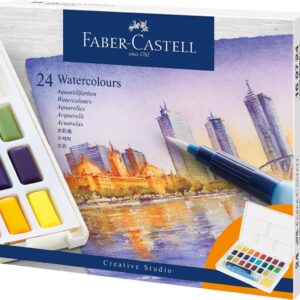 Vesivärvid Faber-Castell Creative Studio 24-värvi