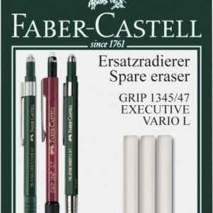 Kustukumm Faber-Castell 1345/1347 mehaanilisele pliiatsile 3tk/pk