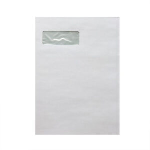 Ümbrik E4 College 215x307mm aknaga 500tk/pk