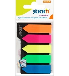 Järjehoidja StickN 21143 nooled 42x12mm 5x25L blistris