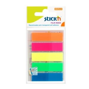 Järjehoidja StickN 21050 plastikust 5-värvi 45x12mm