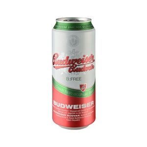 BUDWEISER Budvar alkoholivaba õlu hele 0,5% 50cl(purk)
