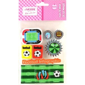 *Kleeppildid deVENTE 3D Football foamiinist