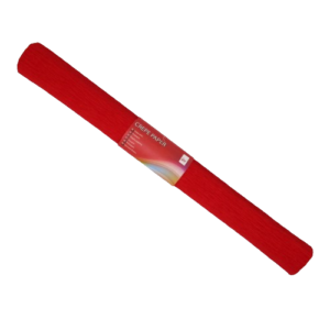 Krepp-paber College 50x250cm punane