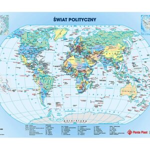 Lauamatt Panta Plast Maailmakaart 59x41,7cm
