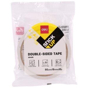 Kleeplint DELI kahepoolne 18mm x 9m