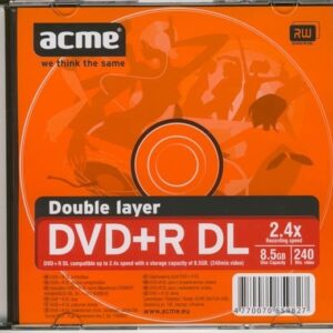 *DVD+R ACME 8.5GB 8x slim Double Layer