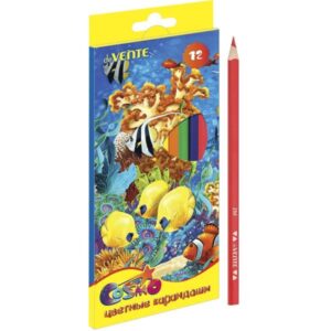 *Värvipliiatsid deVENTE Trio 12-värvi kolmetahulised