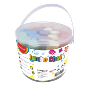 Asfaldikriit Keyroad 20tk/pk ümar värviline