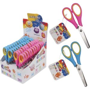 *Käärid deVENTE Cosmo vasakukäelistele lastele 12.4cm joonlauaga 3 eri värvi