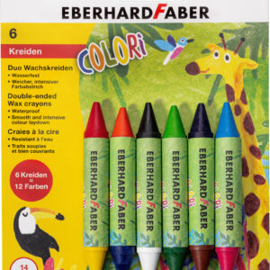 Rasvakriidid EberhardFaber Colori Duo 6-värvi
