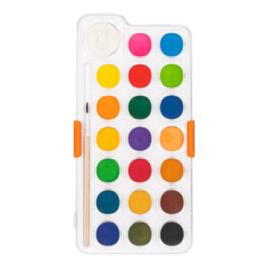 Vesivärvid DELI EC10 21-värvi, pintsliga