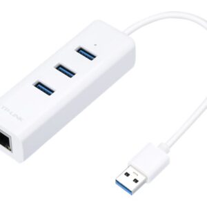 USB-adapter TP-Link UE330 3-portiline Gigabit Ethernet