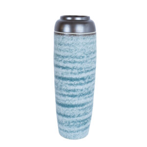 Põrandavaas TITAN STONE H60cm, must/hele