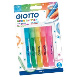Glitterliim Fila Giotto Flash 5-värvi (10,5ml)