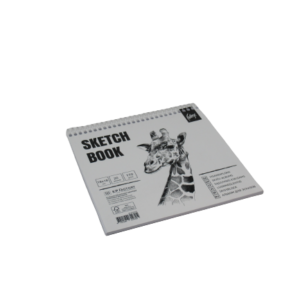 Joonistusplokk College 180x180mm/20l, plastpiraal päises, 170g/m2