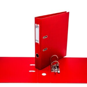 Registraator College A4 5cm PP/PP punane