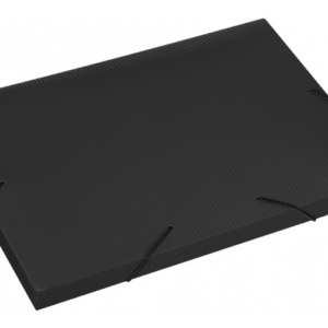 Karp nurgakummiga College A4/2cm, 0.70mm, must