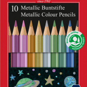 Värvipliiatsid Faber-Castell metallic 10-värvi