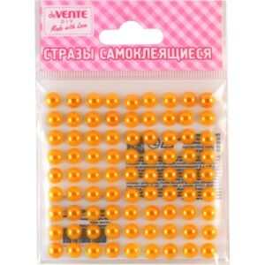 *Pärlid deVENTE plastik 4mm 80tk/pk kollane