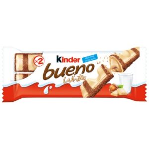 KINDER Šokolaadivahvel Bueno White 39g