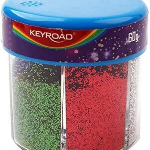 Glitterpuru Keyroad 60g 6-värvi