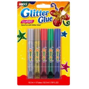 Glitterliim Amos Classic 5-värvi (10,5ml)
