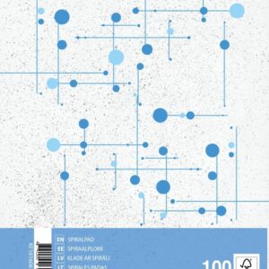Spiraalplokk College A4/100L 5x5 ruut, (augustusega 8-8-8)