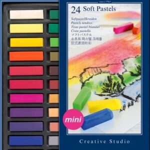 Pastellkriidid Faber-Castell Mini Creative Studio 24-värvi