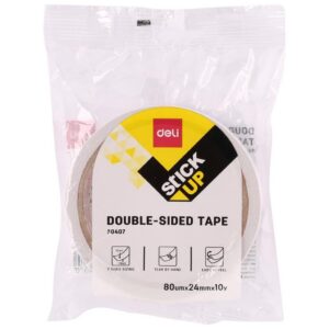 Kleeplint DELI kahepoolne 24mm x 9m