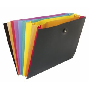 Lõõtsmapp Viquel Rainbow 8-vahega nööpkinnis