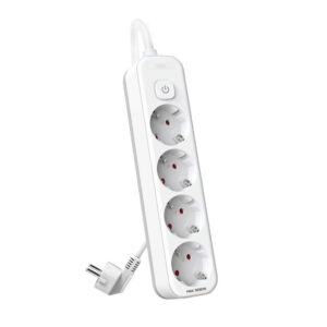 Pikendusjuhe 4osa/3m lülitiga, maandusega