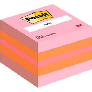 Märkmekuup 3M Post-it 51x51 400L, roosa