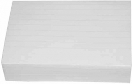 Märkmeplokk 80x120mm 250L jooneline liimkinnitus