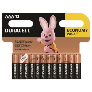 Patarei Duracell AAA/LR03 Basic 12tk/pk
