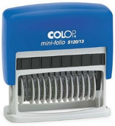 Numeraator Colop Mini-Folio S 120/13 (13 numbrit)