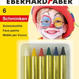 Näovärvid EberhardFaber lühikesed 6-värvi