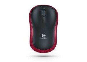 Arvutihiir Logitech M185 punane juhtmeta USB